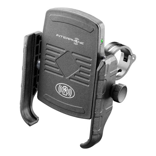 Interphone Moto Crab Support Mount w/Wireless Charge Holder