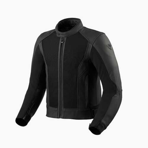 REV'IT! Ignition 4 H2O Black Textile Jacket [Size:46]