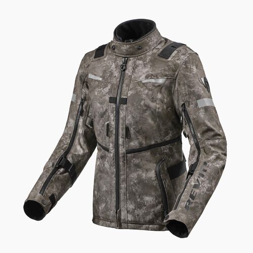 REV'IT! Sand 4 H2O Camo Brown Womens Textile Jacket [Size:34]