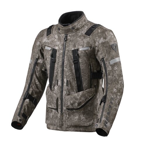 REV'IT! Sand 4 H2O Camo Brown Textile Jacket [Size:MD]