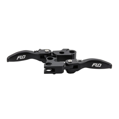 Flo Motorsports FLO-HD-807-SHORT Short MX Levers Black for Softail 96-14/Dyna 96-17/Touring 96-07/Sportster 96-03