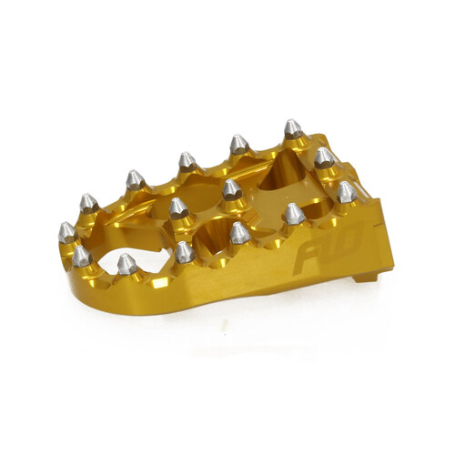 Flo Motorsports FLO-HDBP-805-TIP-GLD Brake & Shiftpeg Gold for Touring Only w/Flo Brake/Shift Arms