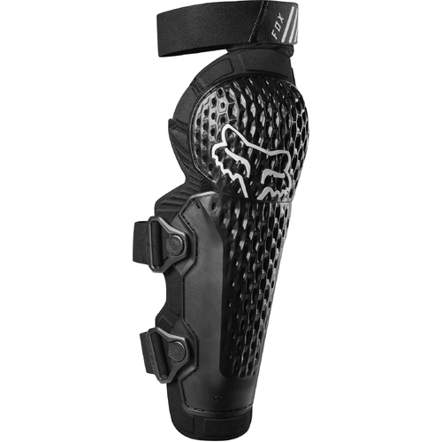 Fox 2023 Titan Race CE Black Knee Guards [Size:SM/MD]