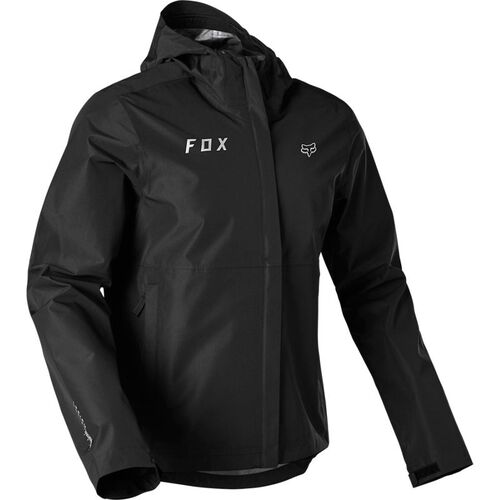 Fox Legion Packable Black Rain Jacket [Size:SM]