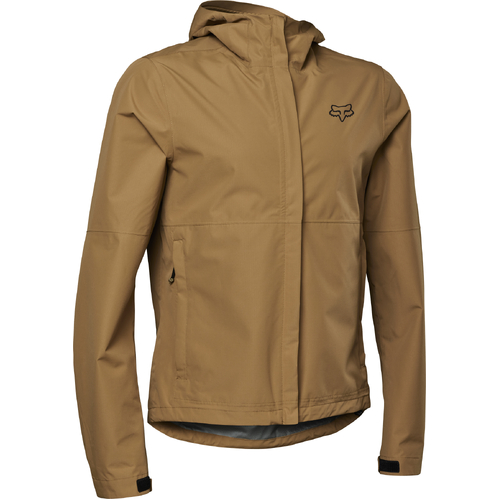 Fox 2023 Ranger Off-Road Packable Dark Khaki Rain Jacket [Size:SM]