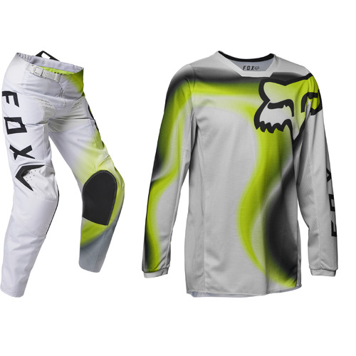 Fox 2023 180 Toxsyk Fluro Yellow Youth Gear Set