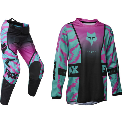 Fox 2023 180 Nuklr Teal Youth Gear Set