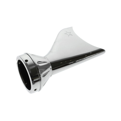 Freedom Performance FPE-AC00244 Sharktail Tip End Cap Chrome for 4" Freedom Mufflers