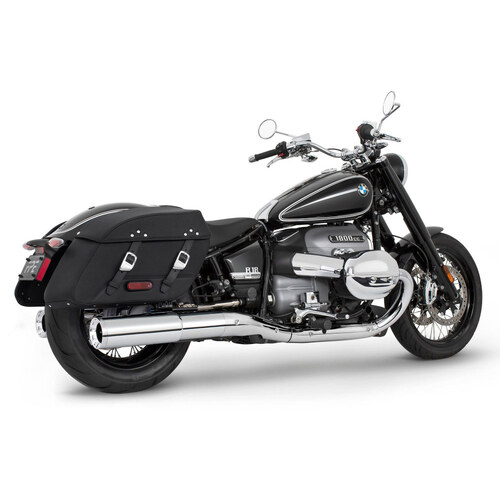 Freedom Performance FPE-BM00246 Two-Step 4.5" Slip-On Mufflers Chrome w/Straight Tips for BMW R-18 Classic 21-Up