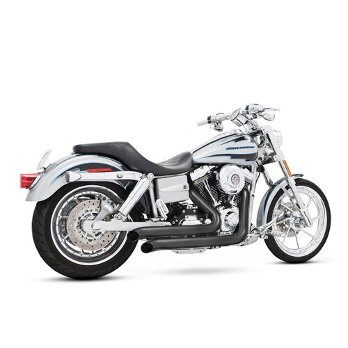 Freedom Performance FPE-HD00047 Declaration Turnouts Exhaust Black for Dyna 06-17