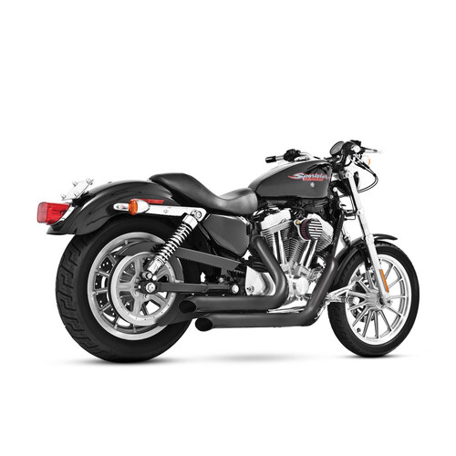 Freedom Performance FPE-HD00404 Declaration Turnouts Exhaust Black for Sportster 04-21