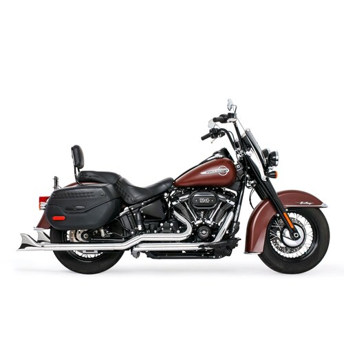 Freedom Performance FPE-HD00769 True Dual 36" SharkTail Exhaust Chrome for Softail 18-Up