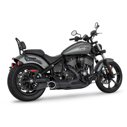 Freedom Performance FPE-IN00405 Combat 2-1 Exhaust Black w/Black Tip for Indian Cruiser 22-Up