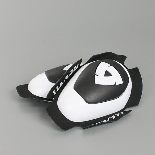 REV'IT! Dual Comp Knee Sliders White/Black