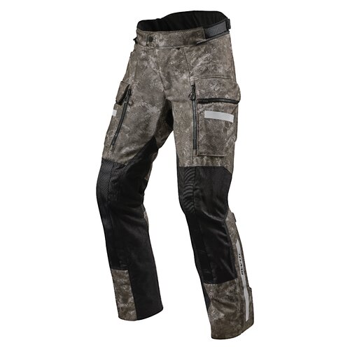 REV'IT! Sand 4 H2O Camo Brown Standard Leg Textile Pants [Size:MD]