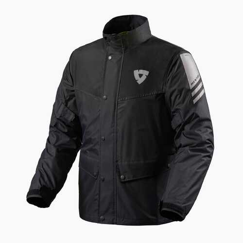 REV'IT! Nitric 3 H2O Black Rain Jacket [Size:SM]