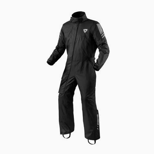 REV'IT! Pacific 4 H2O Black Rainsuit [Size:SM]