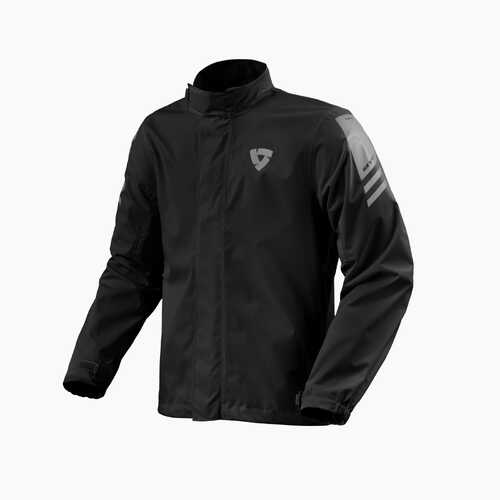 REV'IT! Cyclone 4 H2O Black Rain Jacket [Size:XS]