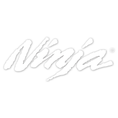 Factory Effex Ninja White 12" Die-Cut Sticker