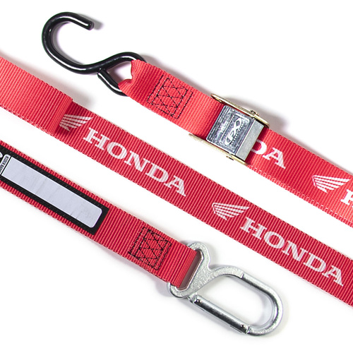 Factory Effex Honda 1.5" Carabiner Tie-Downs Red