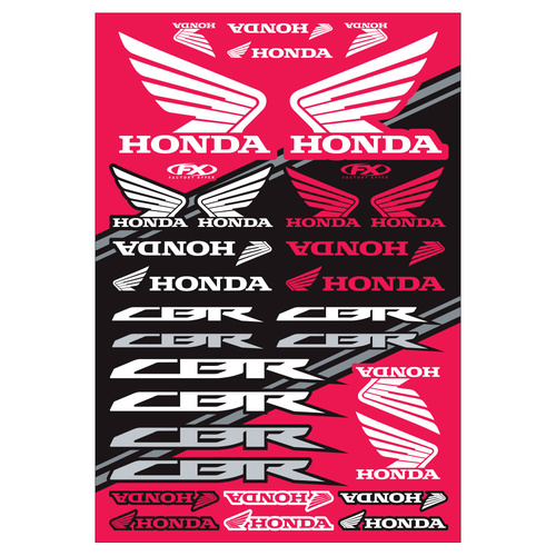 Factory Effex Honda Sport Bike OEM Sticker Sheet