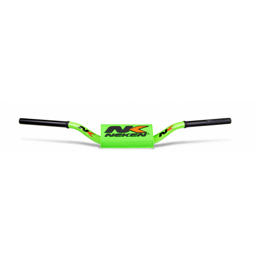 Neken Radical Design Handlebar 85cc High (Conical Design/Length 754mm/Height 139mm/Sweep 72mm) Fluro Green w/Fluro Green Pad