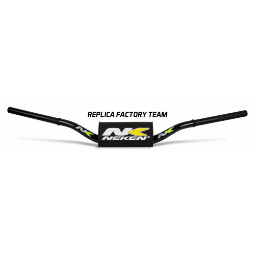 Neken Radical Design Handlebar (Conical Design/Length 820mm/Height 110mm/Sweep 73mm) Factory Replica w/Black/Yellow Pad