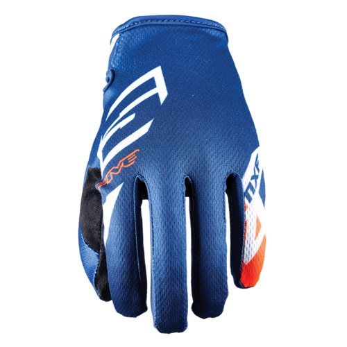 Five MXF4 Scrub Blue/Orange Gloves [Size:SM]