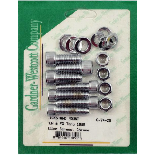 Gardner-Westcott GWC7425 Kickstand Mount Bolts Big Twin FL - CC1I (Easy-R)