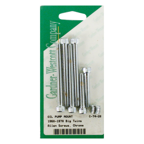 Gardner-Westcott GWP7428 Oil Pump Bolts 74CU 68-78 - CC1I (Easy-R)