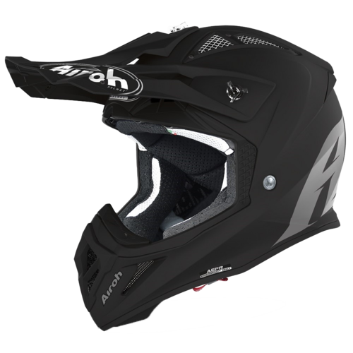 Airoh Aviator Ace Solid Matte Black Helmet [Size:SM]