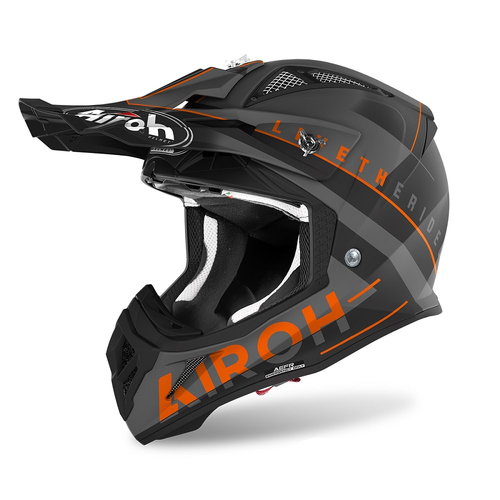 Airoh Aviator Ace Amaze Matte Orange Helmet [Size:SM]