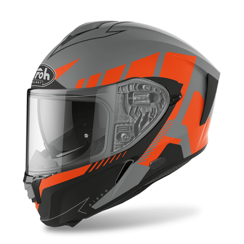 Airoh Spark Rise Matte Orange Helmet [Size:SM]