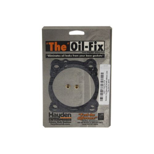 Hayden Enterprises HAY-THEOILFIX Oil Fix Cylinder Base Gasket Kit for Big Twin 84-99 w/Evo Engine