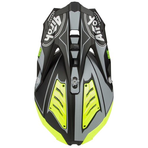 Airoh HAZV6510 Replacement Peak for Aviator 3 Helmets Rampage Matte Black