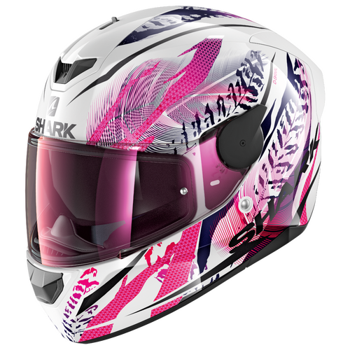 Shark D-Skwal 2 Shigan White/Black/Violet Helmet [Size:XS]