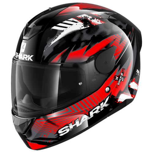 Shark D-Skwal 2 Penxa Black/Red/Anthracite Helmet [Size: XS]