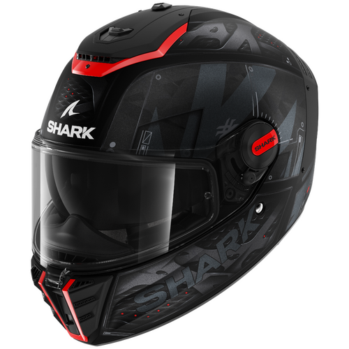 Shark Spartan RS Stingrey Black/Anthracite/Red Helmet [Size:XS]