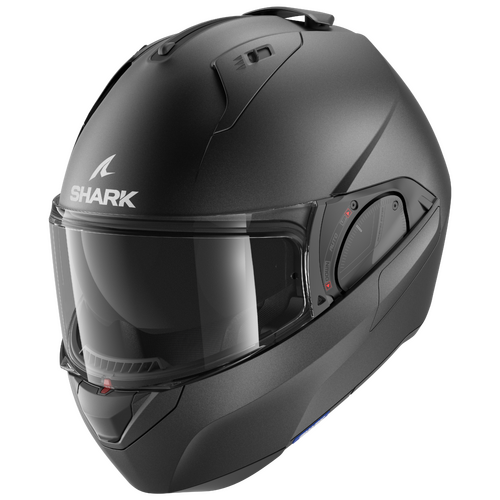 Shark Evo ES Blank Matte Anthracite Modular Helmet [Size:XS]