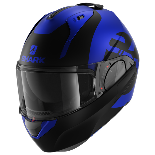 Shark Evo ES Kedje Matte Blue/Black Modular Helmet [Size:XS]