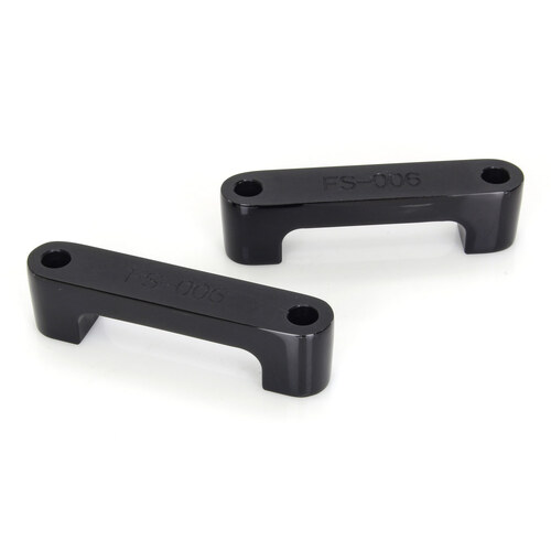 Hawg Halters Inc HHI-FSK-A06 Fender Spacer Kit Black for Touring 84-13 w/23"or 26" Custom Fender