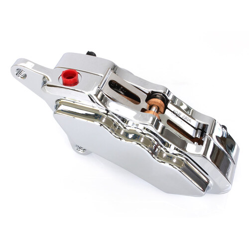 Hawg Halters Inc HHI-LHNCC6000 Left Front 6 Piston Caliper Chrome for Narrow Glide H-D 84-99 w/35 & 39mm Forks