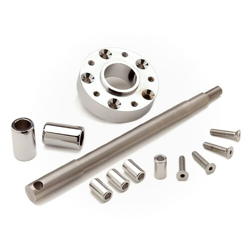 Hawg Halters Inc HHI-WGCK-C07 Wide Glide Conversion Hardware Kit Chrome for Sportster/Dyna 95-99