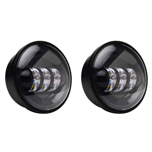 Hoglights HOG-4045AUX 4.5" LED Passing Lamp Inserts Black