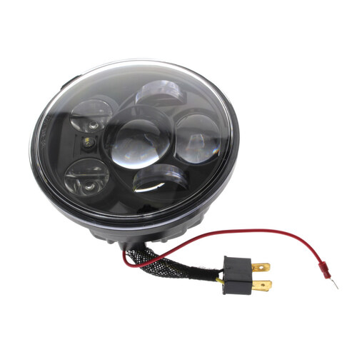 Hoglights HOG-4057CA 5-3/4" LED Headlight Insert Black w/Parker for most H-D w/ 5-3/4" Headlight (Will not fit M8 Softail models)