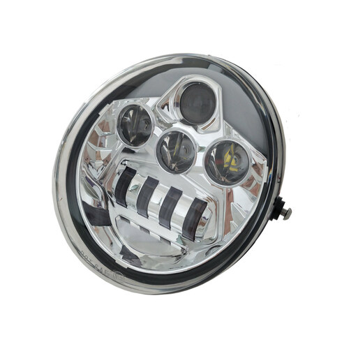 Hoglights HOG-5570VRP-CHR 5-3/4" LED Headlight Insert w/DRL Chrome for Night Rod Special 12-17/Muscle 09-17