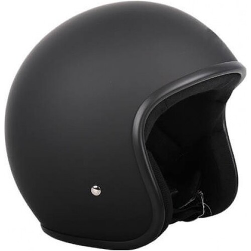 RXT A611C Low Ride Matte Black Helmet w/No Studs [Size:2XS]