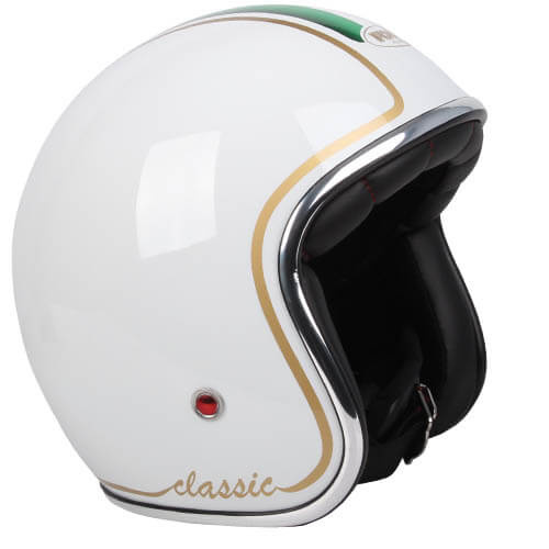 RXT A611C Classic White/Italian Flag Helmet w/No Studs [Size:XS]