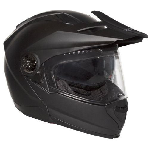 RXT 909P Safari Matte Black Modular-Adventure Helmet [Size:XS]