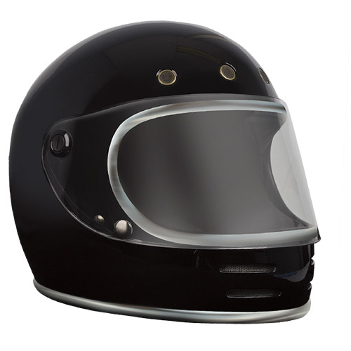 RXT 751 Stone Solid Gloss Black Helmet [Size:MD]